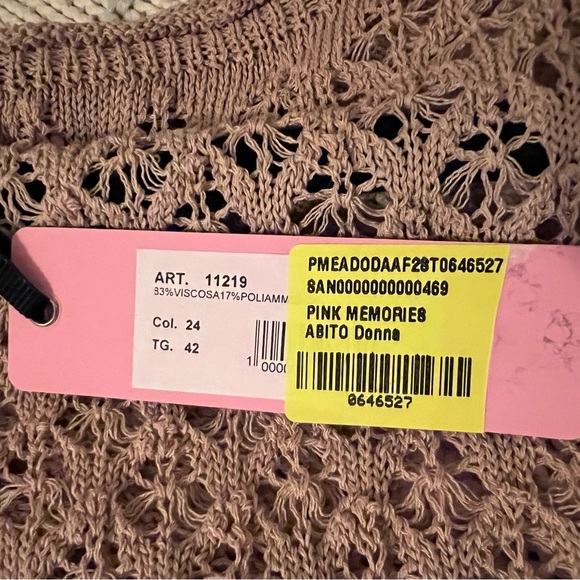 Pink Memories Long Dress in Beige - Picture 4 of 4